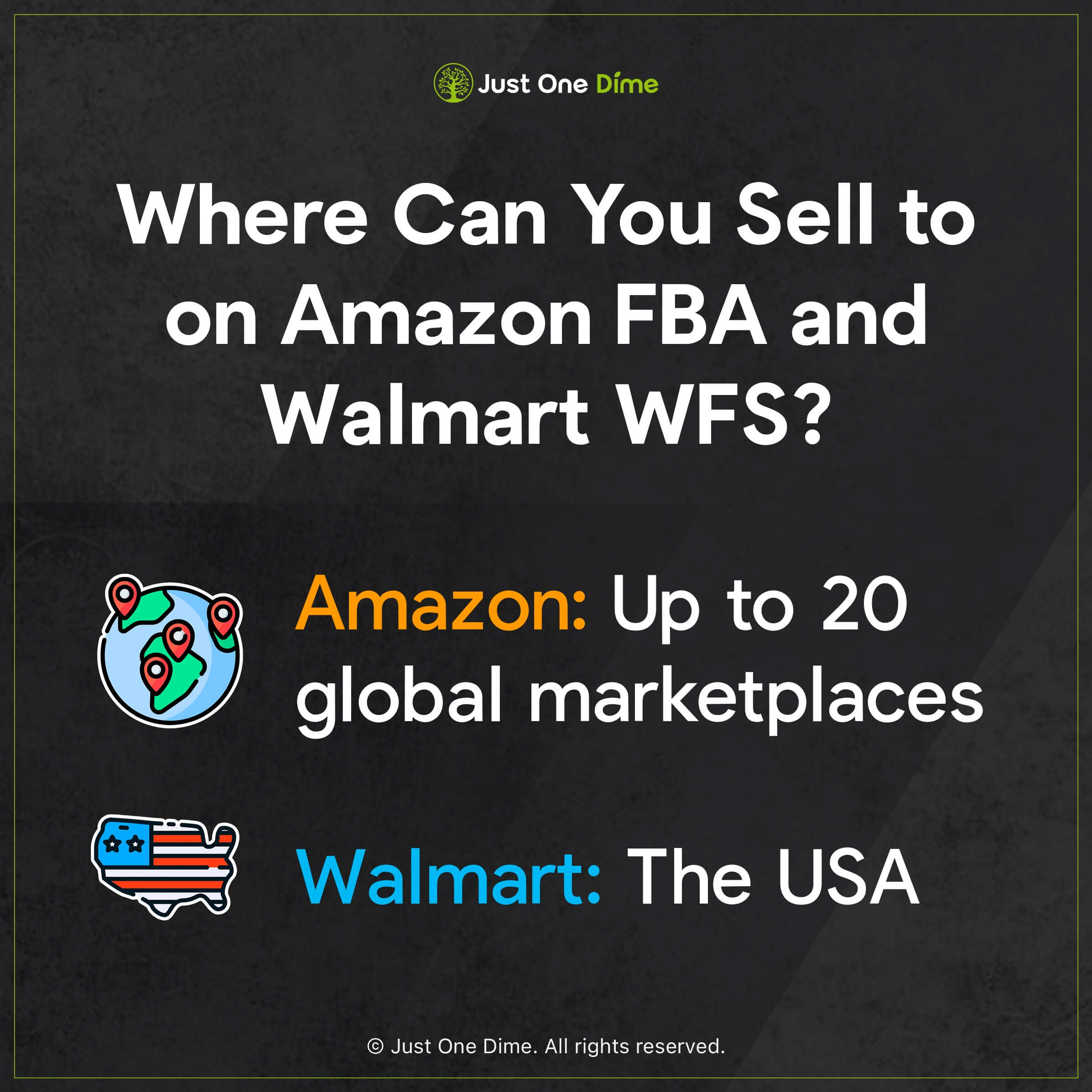 Amazon FBA vs Walmart Marketplace 2022 Just One Dime Blog